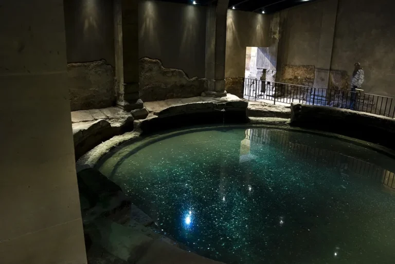 The Roman Baths great bath pool Bath England