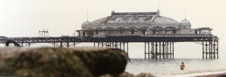 Brighton Palace Pier attractions rides sea Sussex England