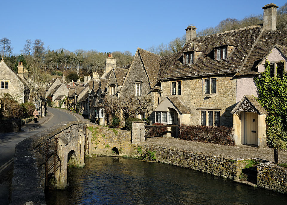 Castle Combe village Wiltshire prettiest village England Cotswolds
