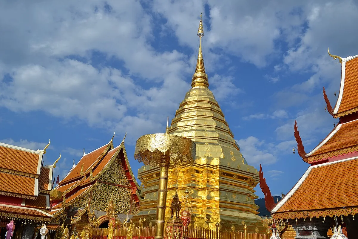 Doi Suthep Chiang Mai Thailand view from accommodation area