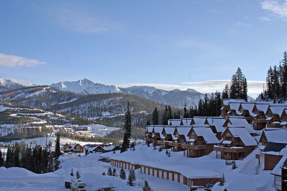 Big Sky Resort Montana ski lodge winter accommodation Lone Peak