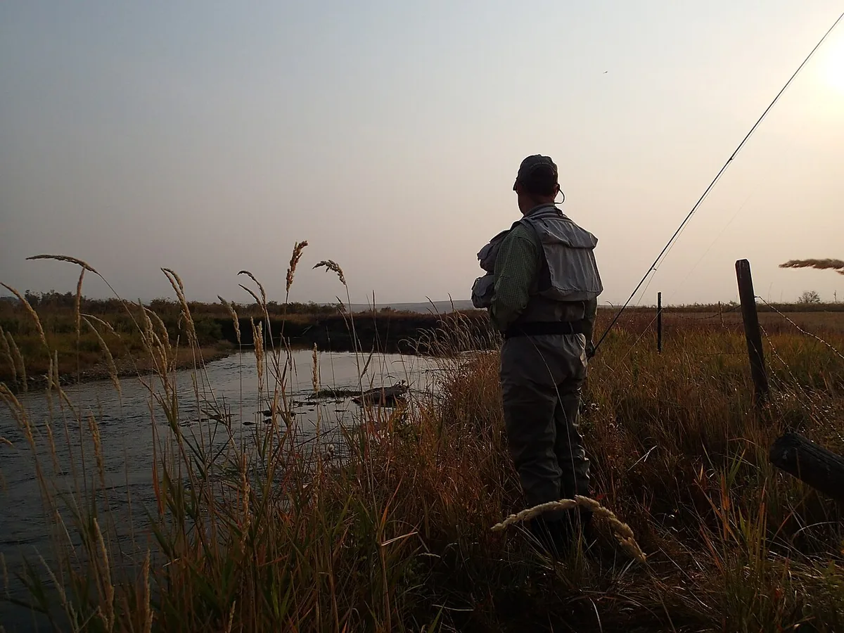 Gallatin River Montana dawn fly fishing canyon US-191 Bozeman Yellowstone route
