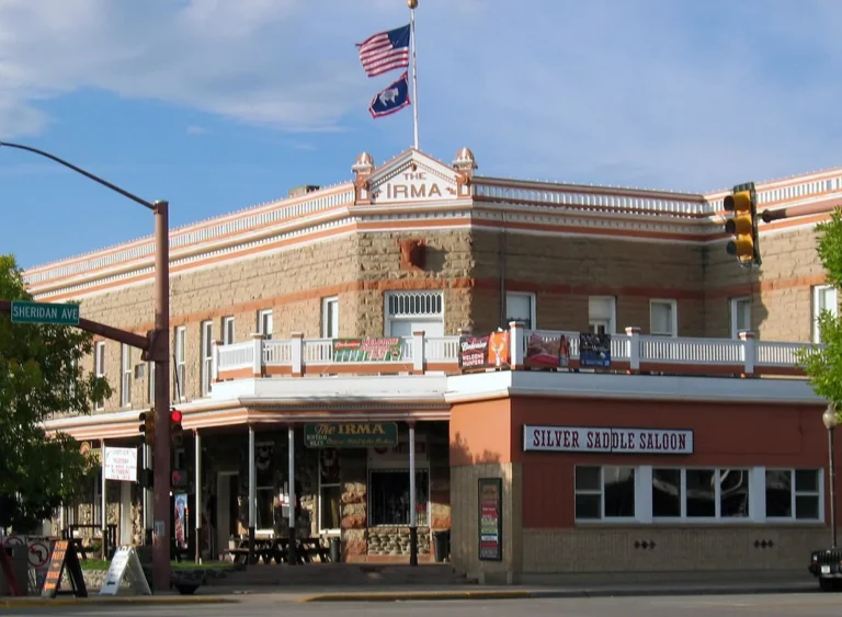 Irma Hotel Cody Wyoming historic Buffalo Bill western downtown landmark