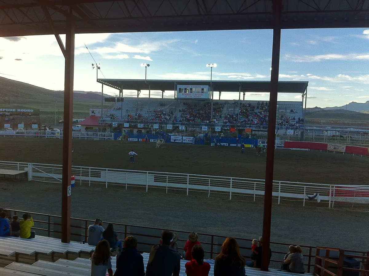 Cody Wyoming Nite Rodeo summer western entertainment authentic cowboy
