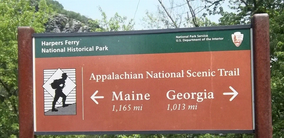 Appalachian Trail Harpers Ferry West Virginia hikers scenic overlook