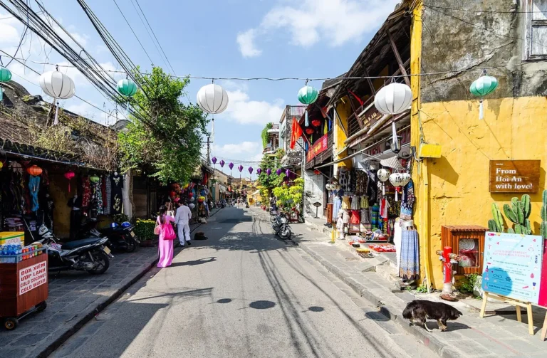 Hoi An Ancient Town yellow buildings Vietnam lanterns 3 day itinerary