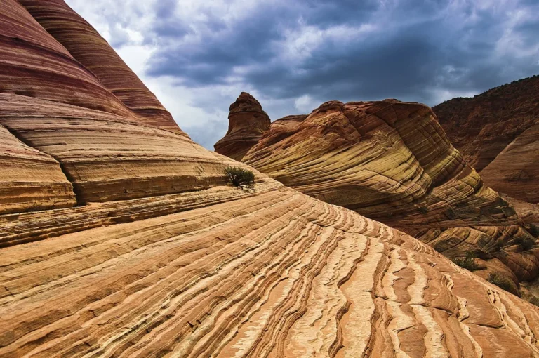 The Wave Coyote Buttes Kanab Utah sandstone swirling formation permit