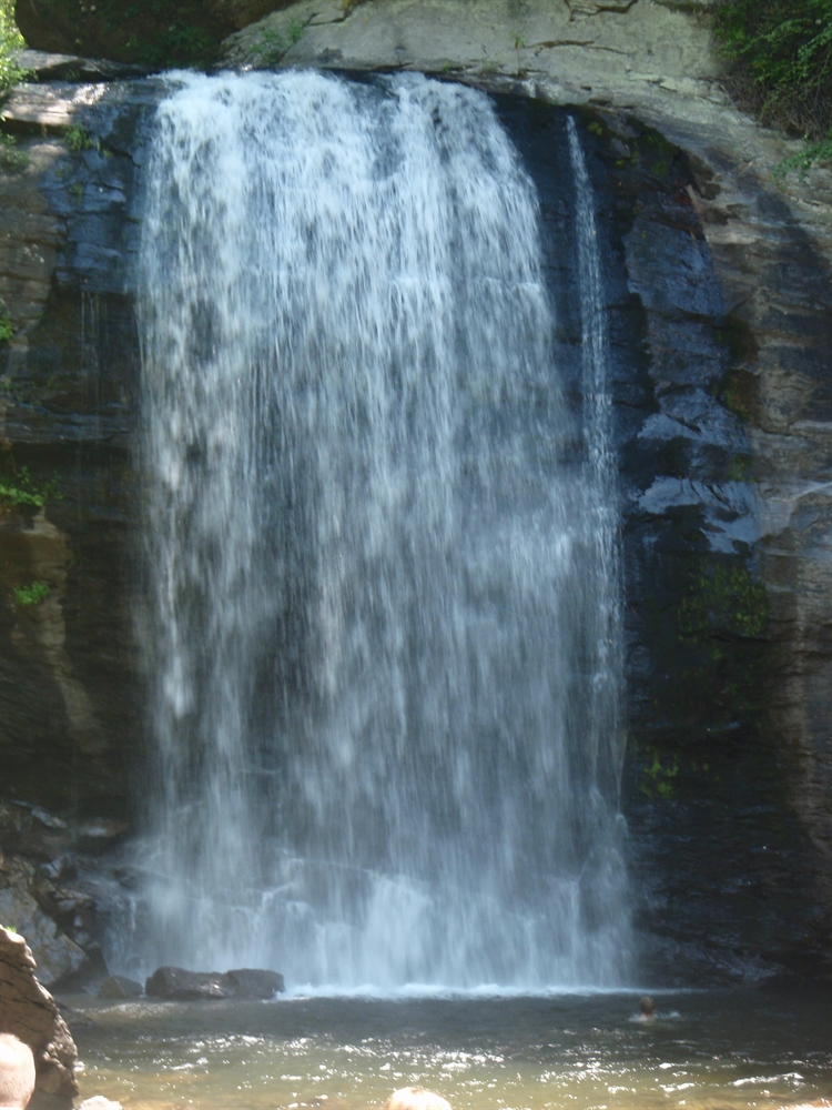 Waterfall in the North Carolina mountains