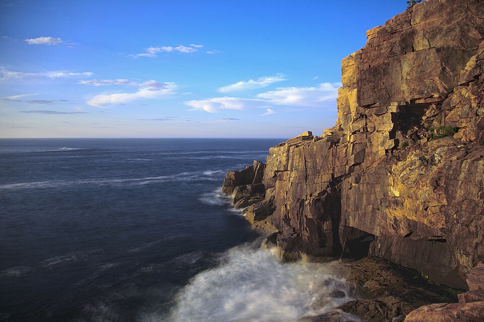 Otter Cliff Acadia National Park rocky coastline