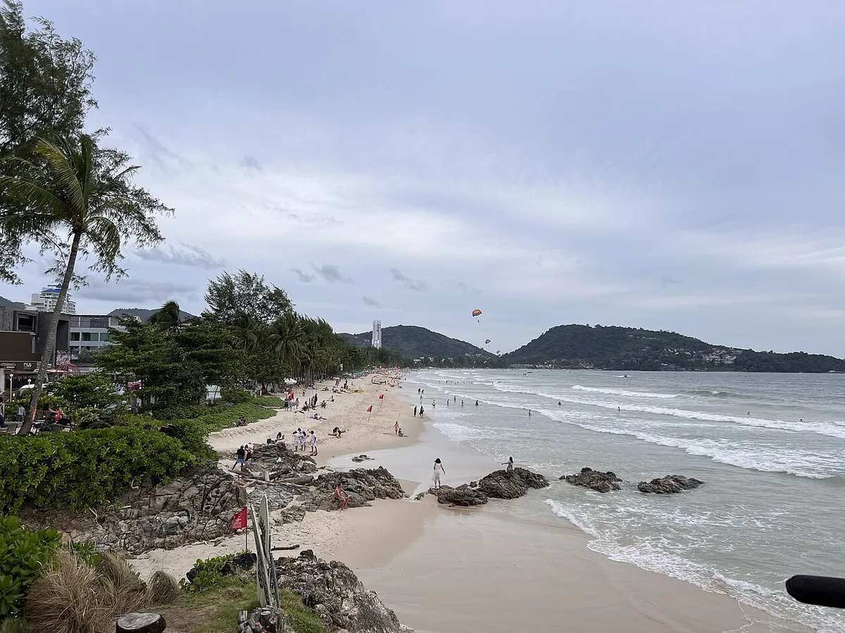 Phuket Island Tours: Complete Guide to Phi Phi, Phang Nga Bay, and More (2026) 3 Patong Beach Phuket Thailand aerial tropical island tour base