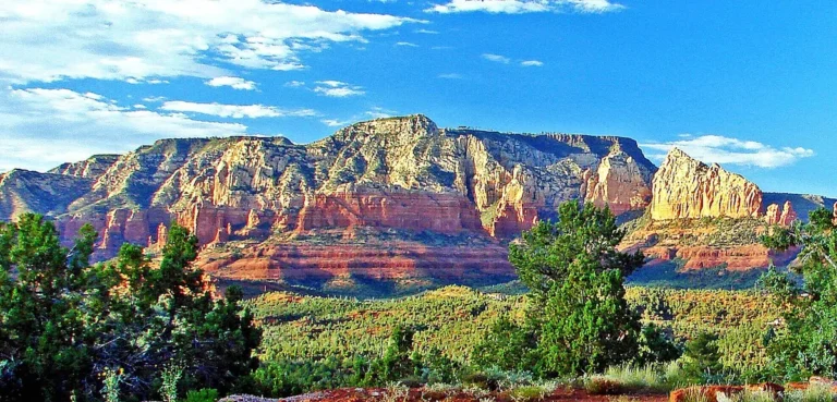 Sedona Arizona sunset red rock formations panoramic landscape view