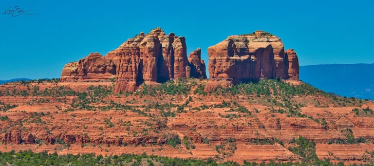 Cathedral Rock Sedona Arizona iconic red sandstone formation reflection