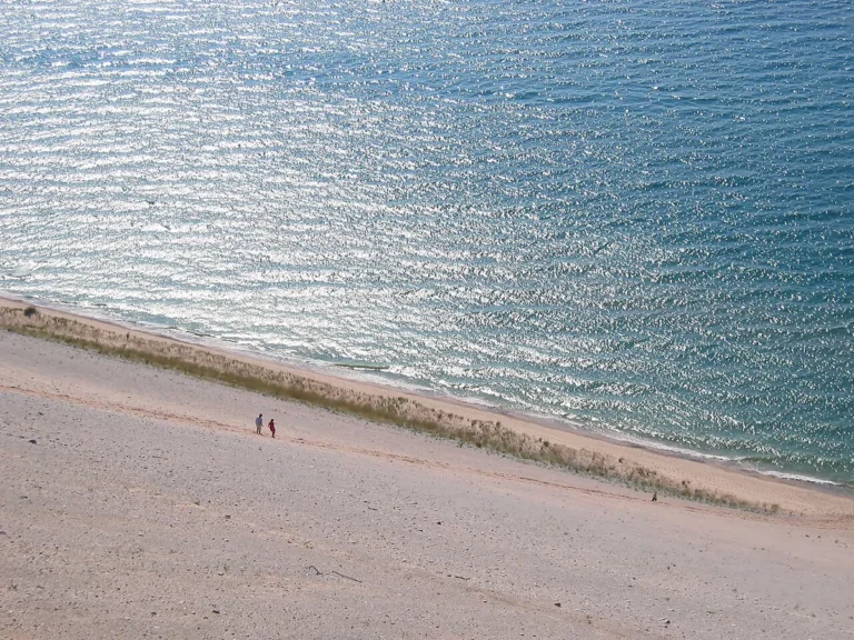 Sleeping Bear Dunes National Lakeshore Michigan massive sand dunes Lake Michigan
