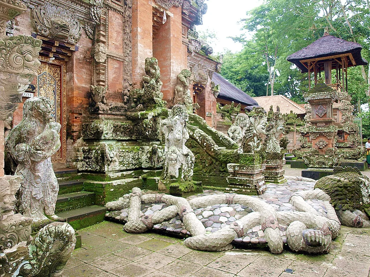 Monkey Forest Ubud Bali Indonesia hidden temple forest gem peaceful