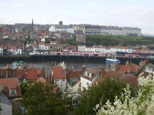 Whitby harbour town view accommodation where to stay Yorkshire